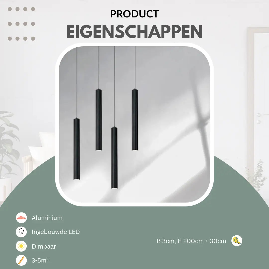 Hanglamp slaapkamer Ø3cm | Gnistør