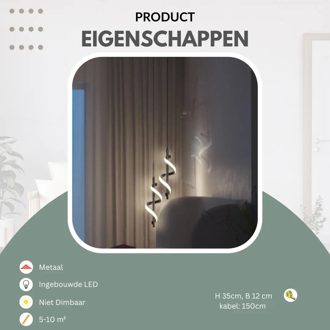 Moderne hanglamp goud en zwart | Gnistør