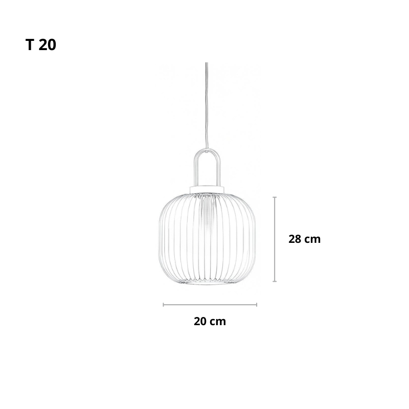 Hanglamp glas helder | Alice