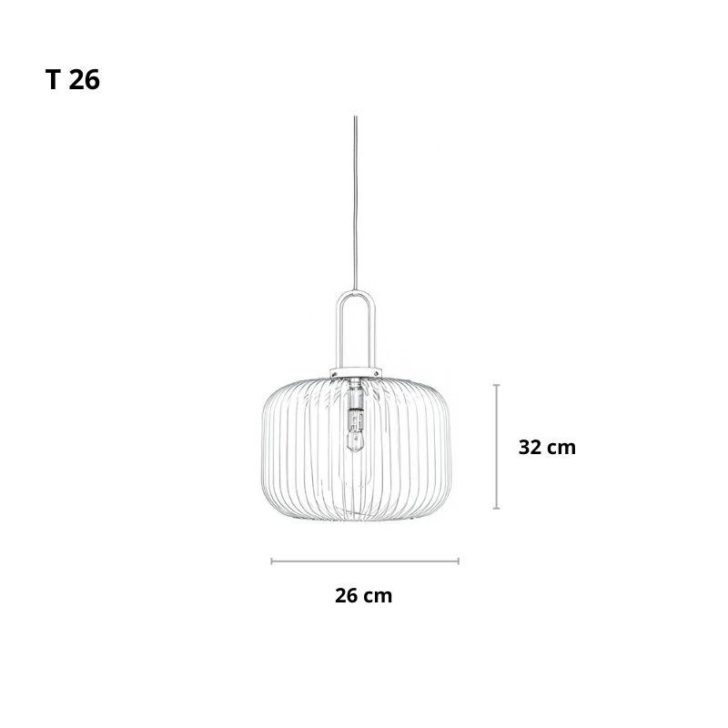 Hanglamp glas helder | Alice