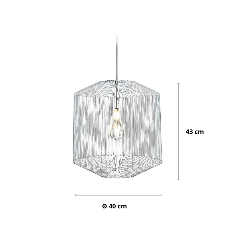 Hanglamp SENNA antiek brons