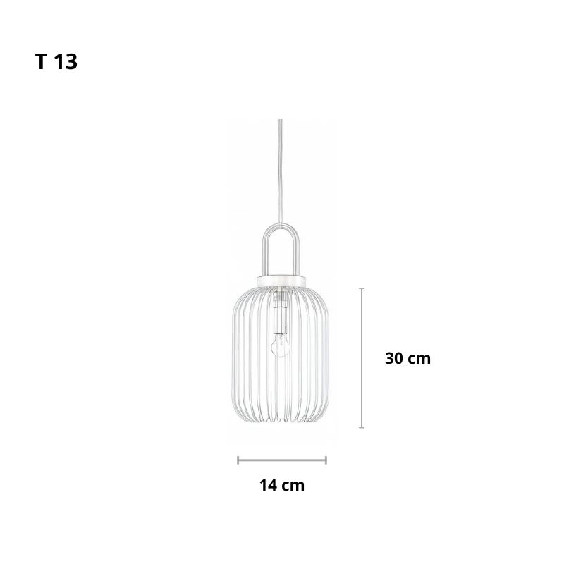 Hanglamp glas helder | Alice