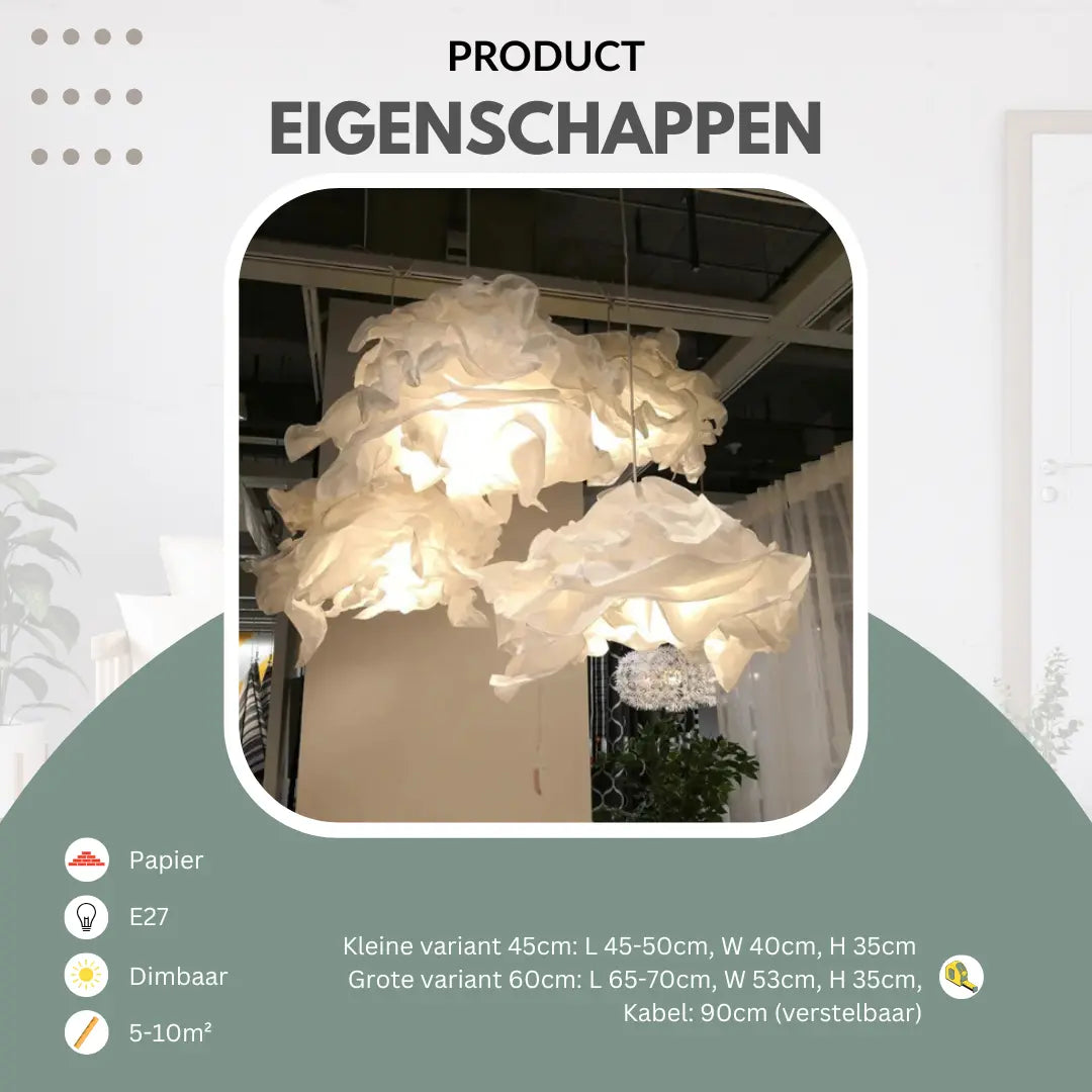 Hanglamp van papier | Luxara