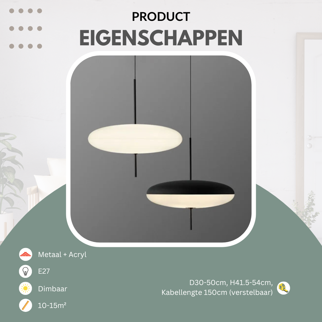 Moderne ovale hanglamp| Recte