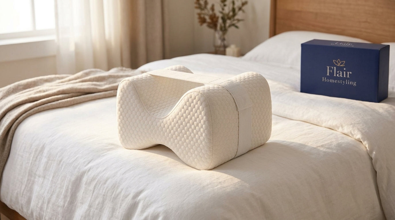 Ergonomisch Kniekussen van Traagschuim | Orthopedisch Been- en Slaapkussen voor Zijslapers