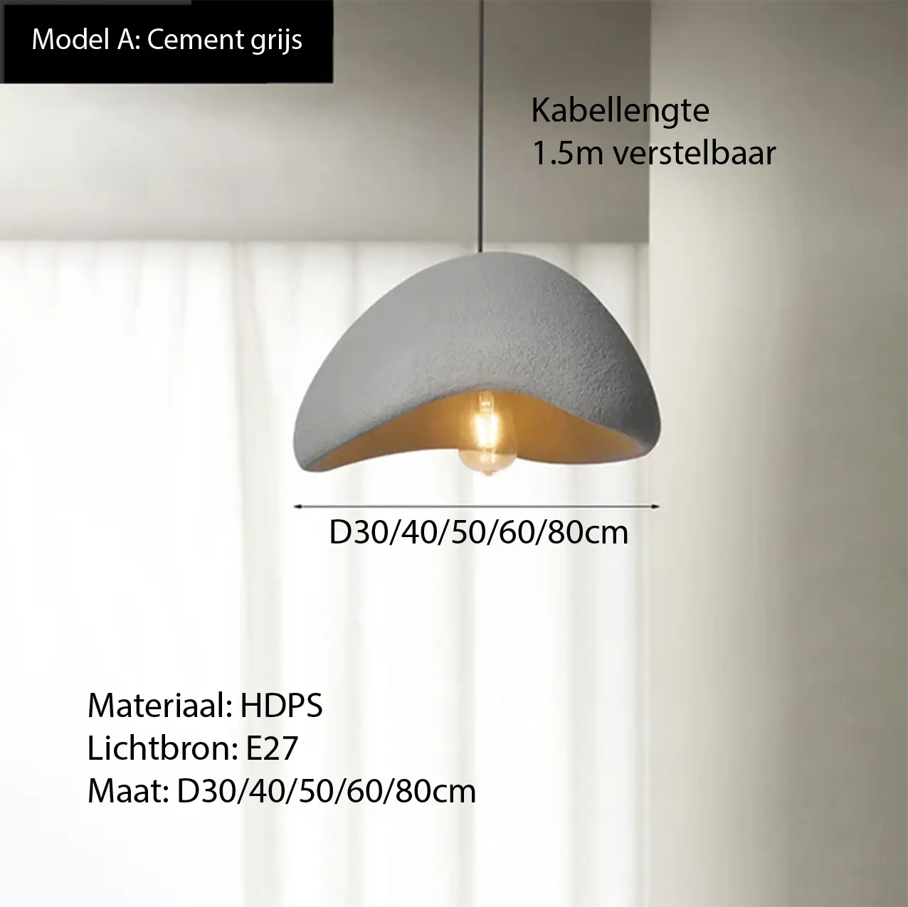 Wabi sabi hanglamp bekend van Libelle | Japan