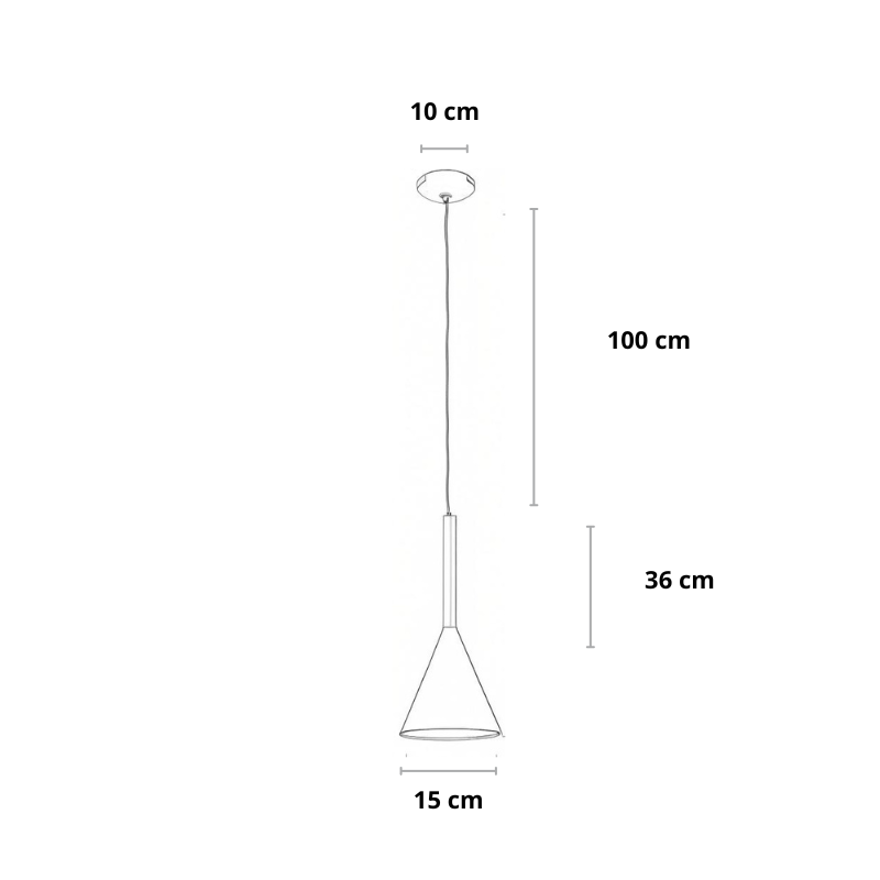 Scandinavische hanglamp minimalistisch | Dånsk