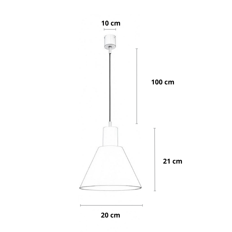 Scandinavische hanglamp, wit, grijs, groen | Dånsk