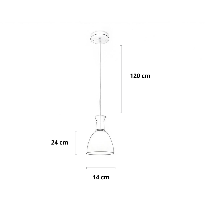 Scandinavische hanglamp met hout | Dånsk