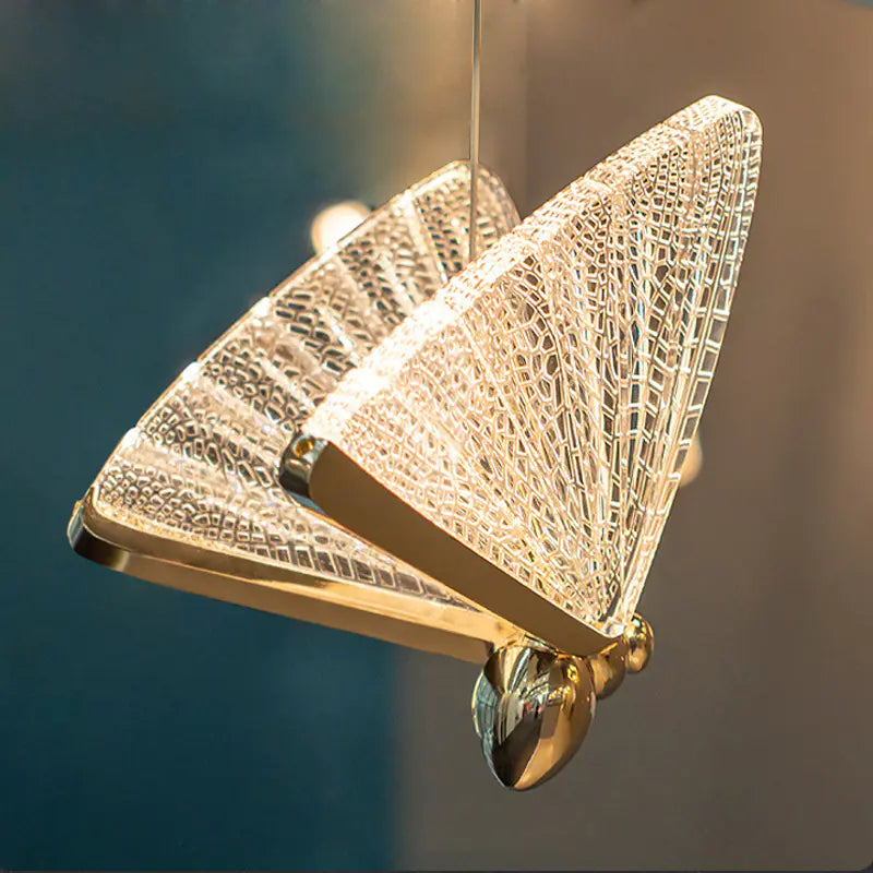 Modern Minimalist Butterfly Pendant Light for Dining Room