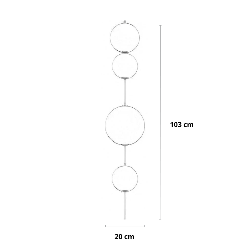 Moderne hanglamp bollen | Flora