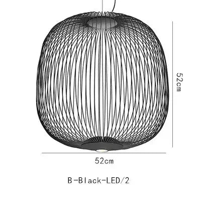 Hanglamp met metalen spaken | Luxara