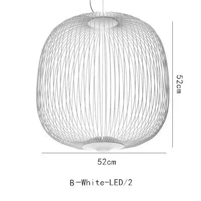 Hanglamp met metalen spaken | Luxara