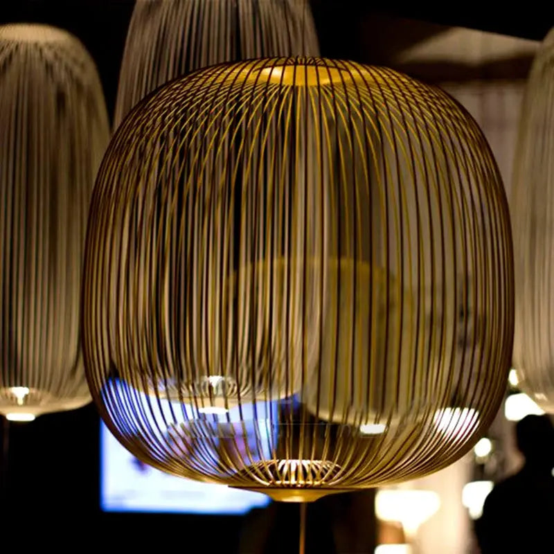 Hanglamp met metalen spaken | Luxara