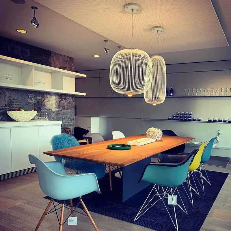 Hanglamp met metalen spaken | Luxara