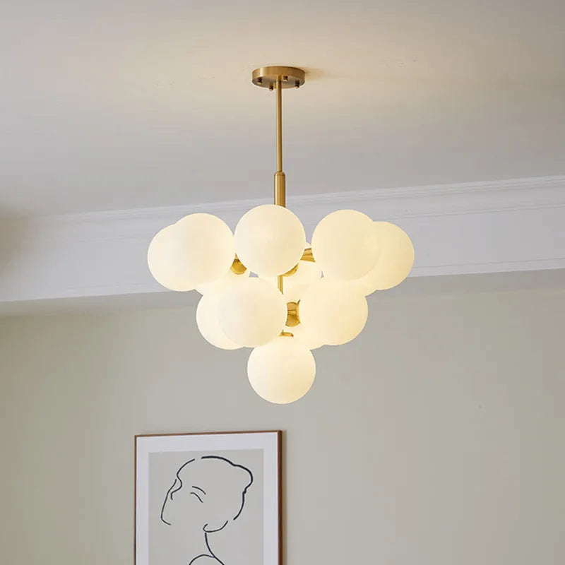 Hanglamp bollen in goud, zilver en zwart 5-delig 13-delig | Convexum