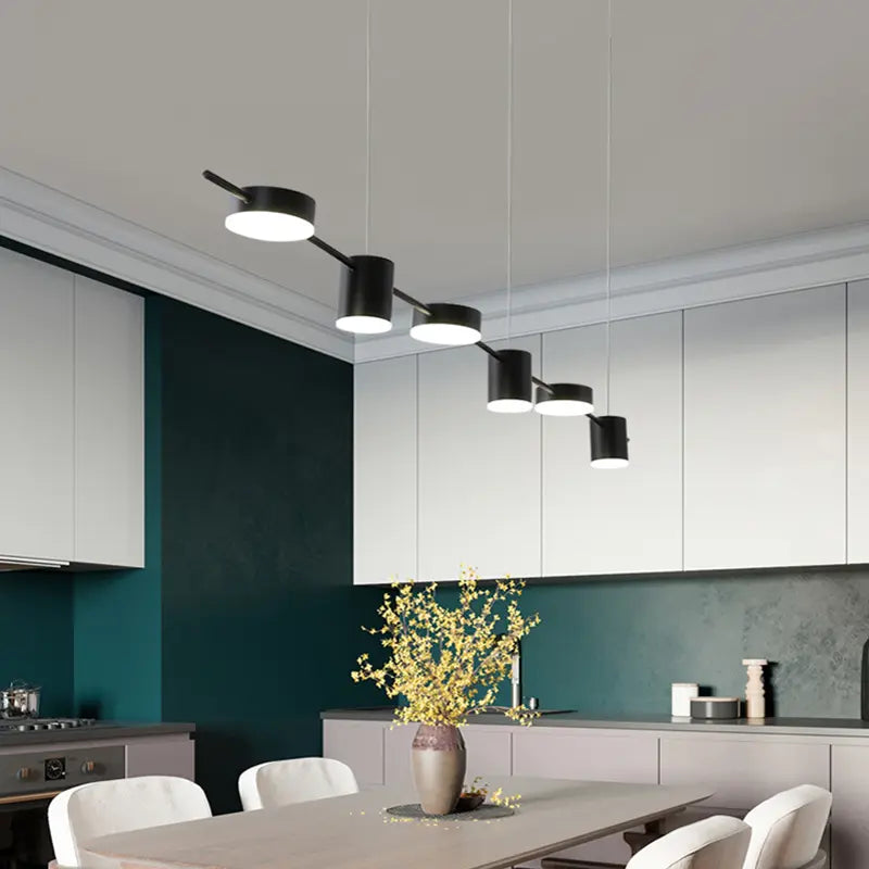 Hanglamp eettafel zwart | Aurum