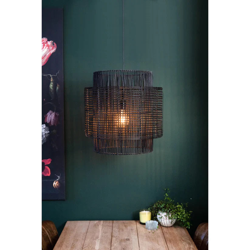 Hanglamp BRANDON mat zwart