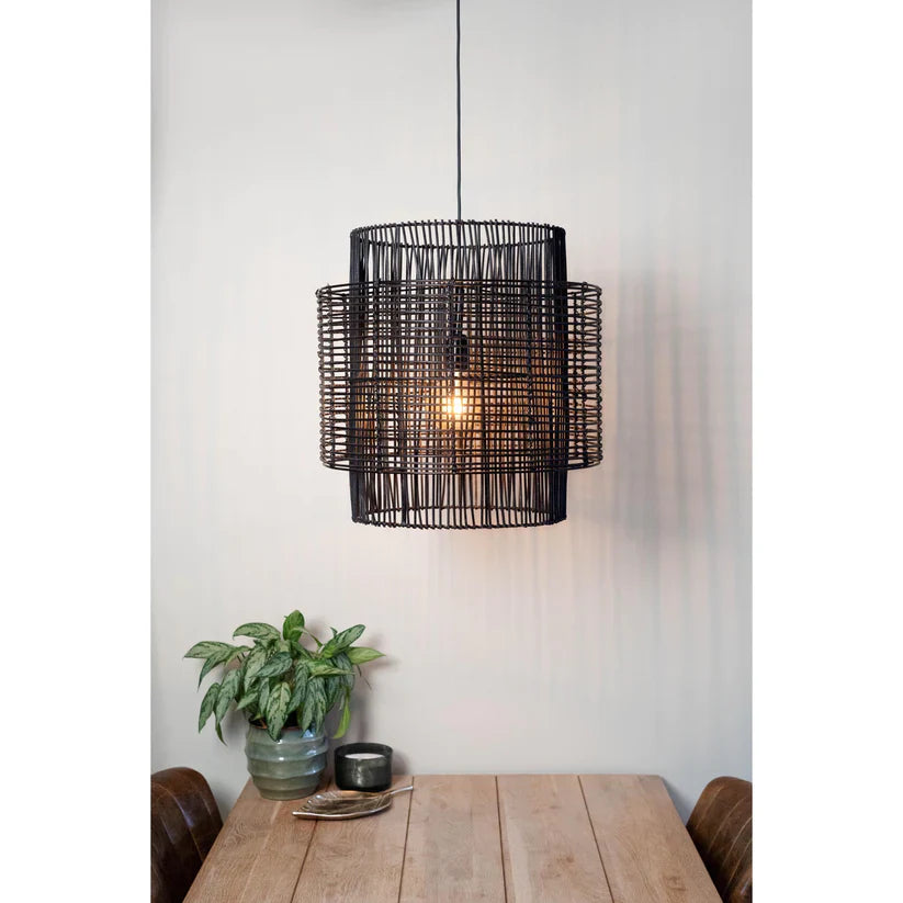 Hanglamp BRANDON mat zwart