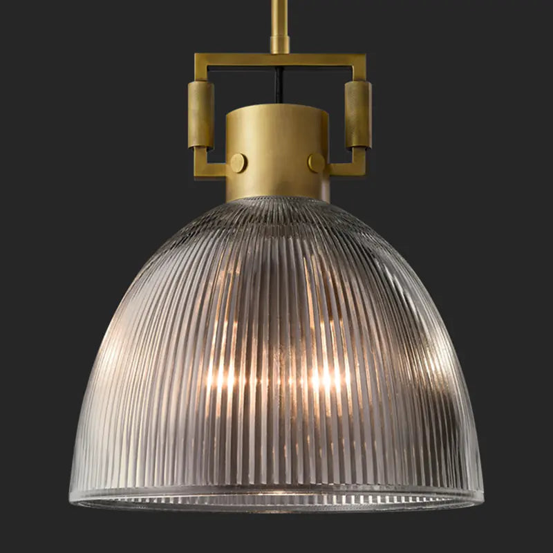 Vintage American Style Copper Pendant Light for Dining