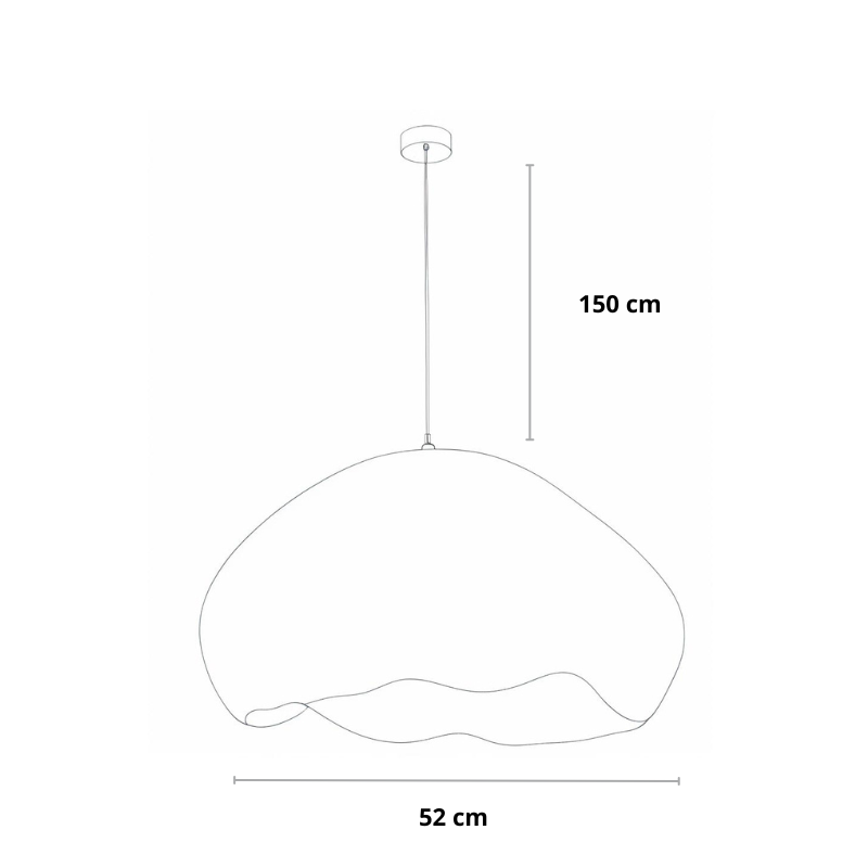 Wabi Sabi wolk lamp | Japandi