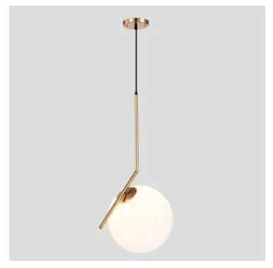 Modern Nordic Glass Ball Pendant Light for Dining Room