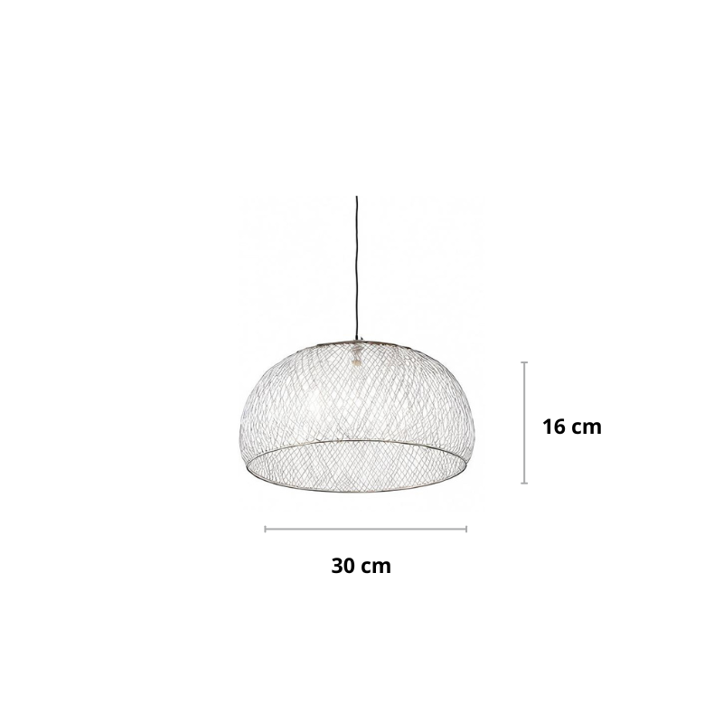 Rieten hanglamp meerdere vormen | Rattan
