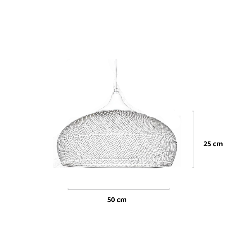 Rotan hanglamp zwart | Rattan