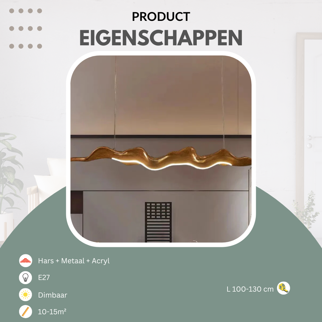 Hanglamp eettafel hars | Rustica