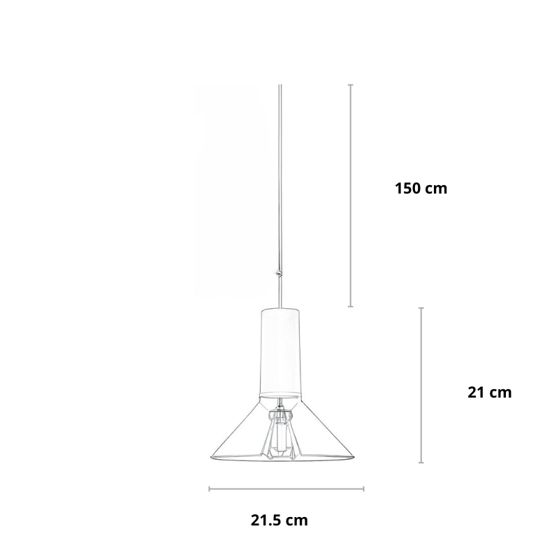 Hanglamp industrieel met betonlook | Spatium