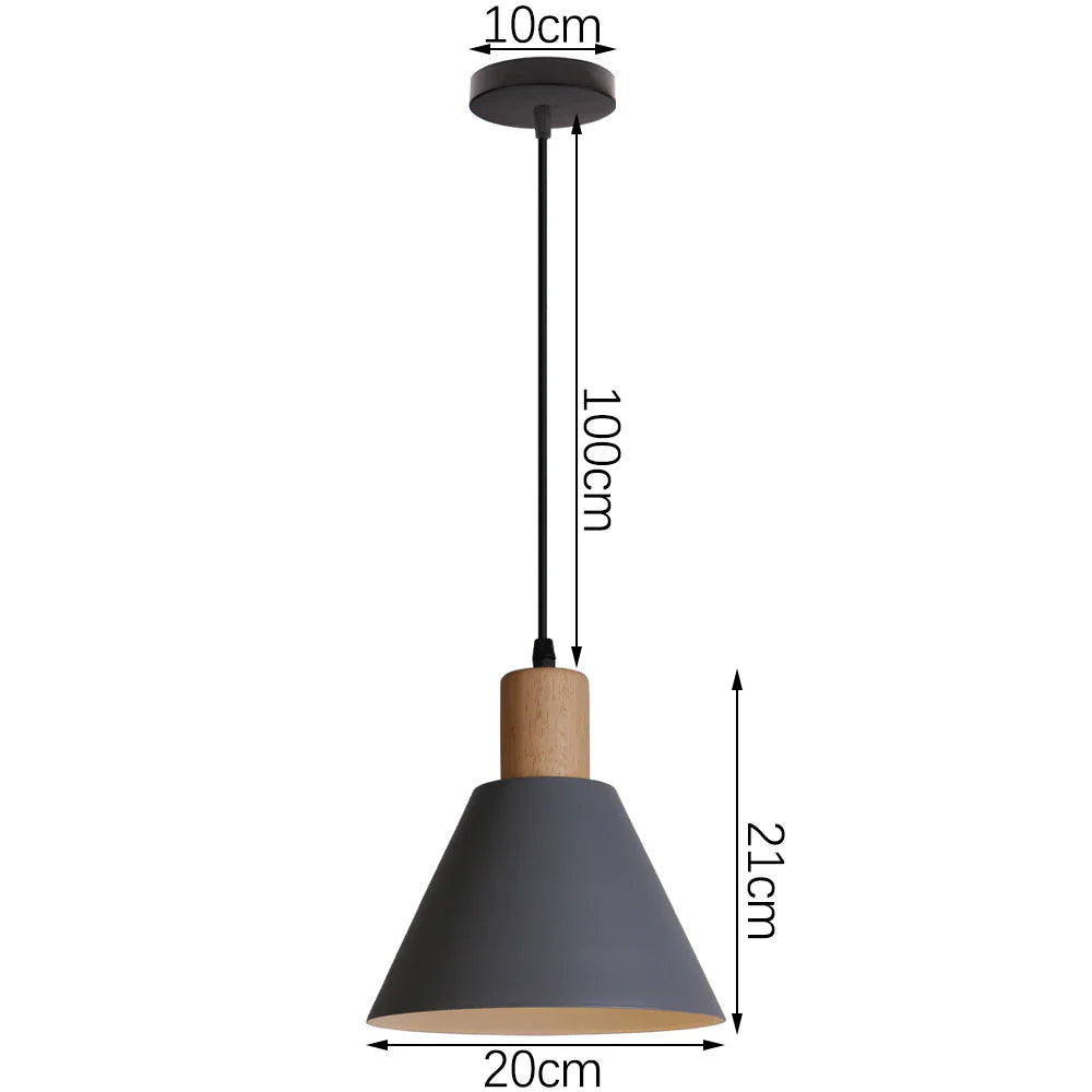 Scandinavische hanglamp, wit, grijs, groen | Dånsk