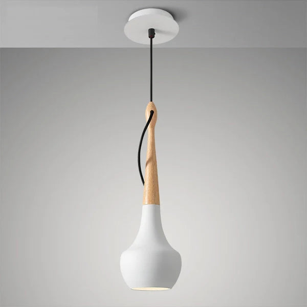 Scandinavische hanglamp wit zwart grijs | Dånsk