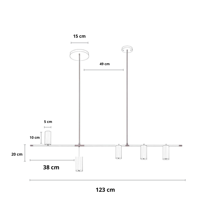 Design hanglamp eettafel | Glød