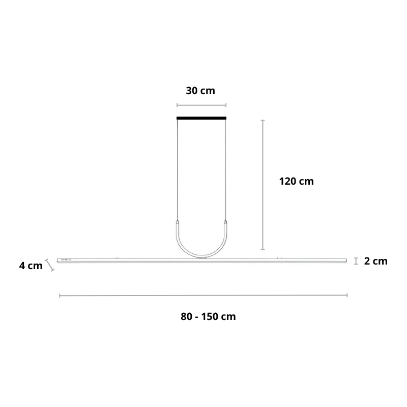 Design hanglamp eettafel, zwart of wit | Glød