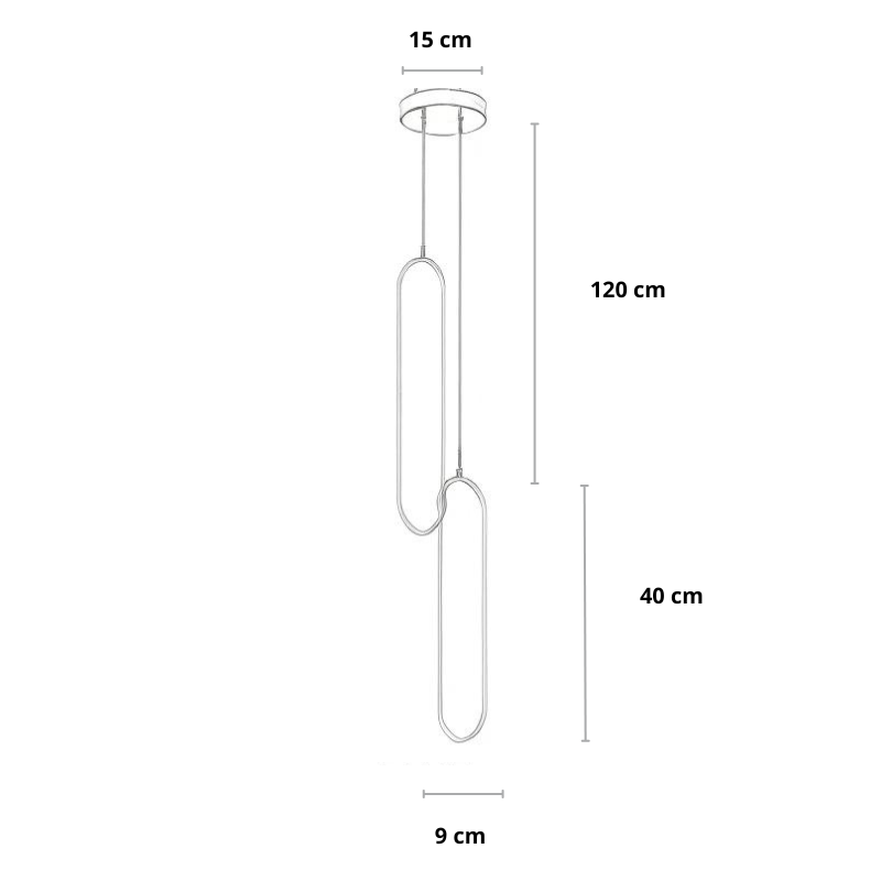 Moderne hanglamp slaapkamer | Isabella