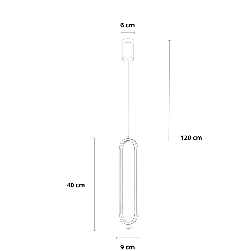 Moderne hanglamp slaapkamer | Isabella