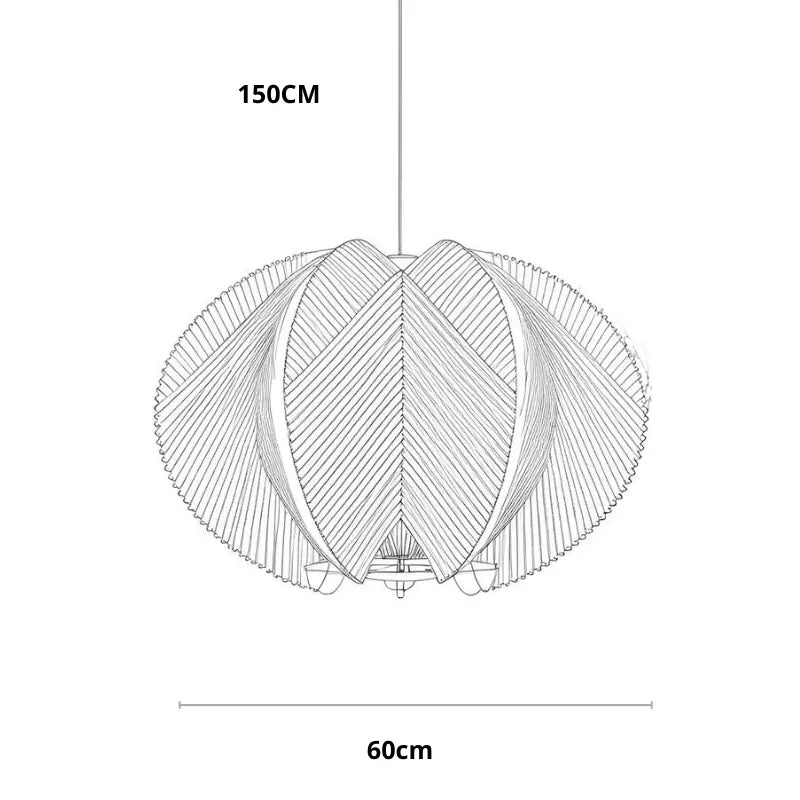 Handgemaakte hanglamp van hout | Lignum