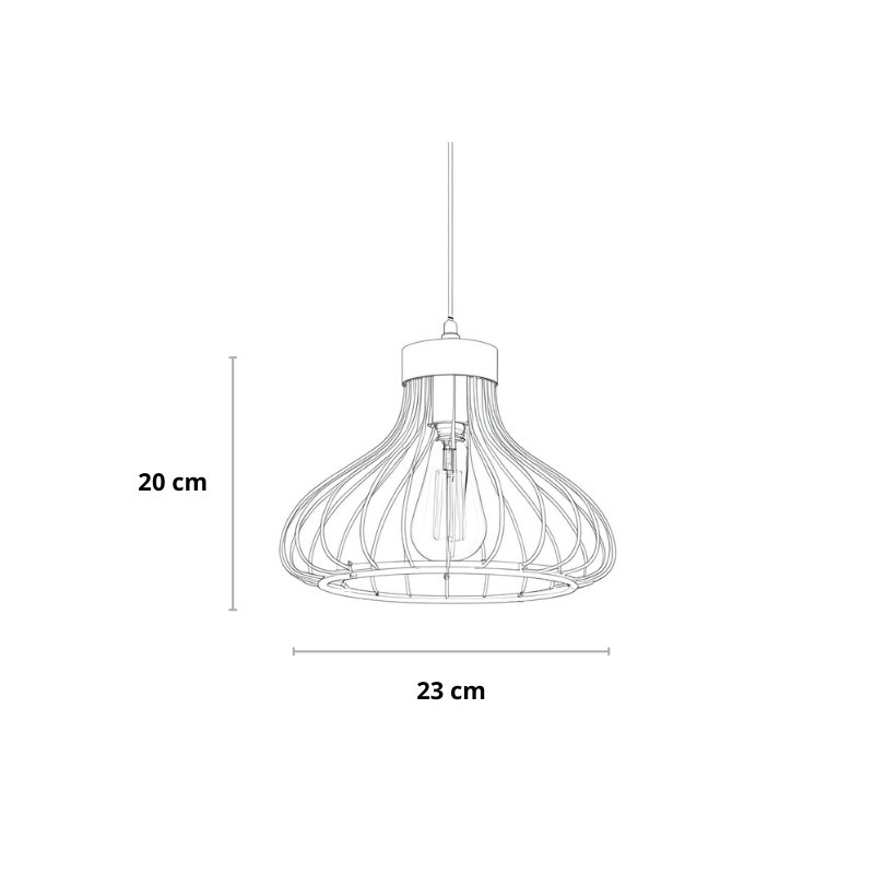 Industriële hanglamp zwart | Luminara