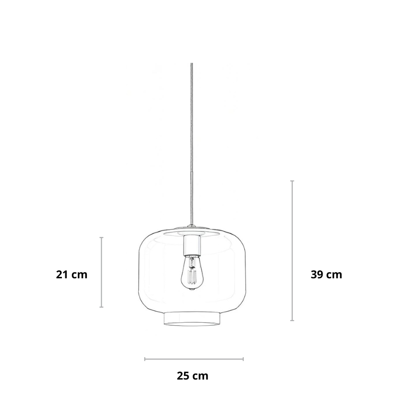 Hanglamp glas | Vitrum
