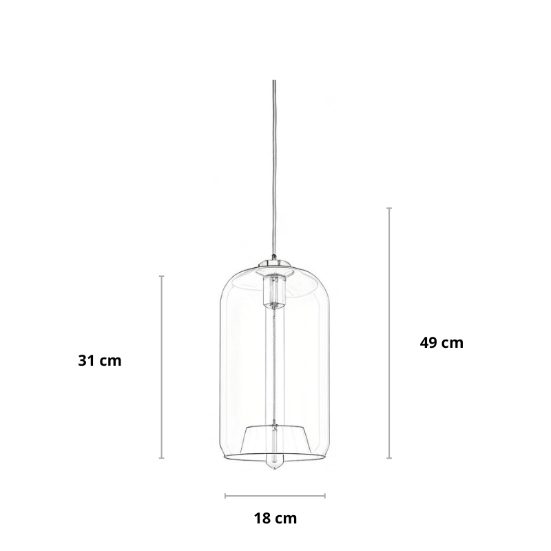 Hanglamp glas | Vitrum