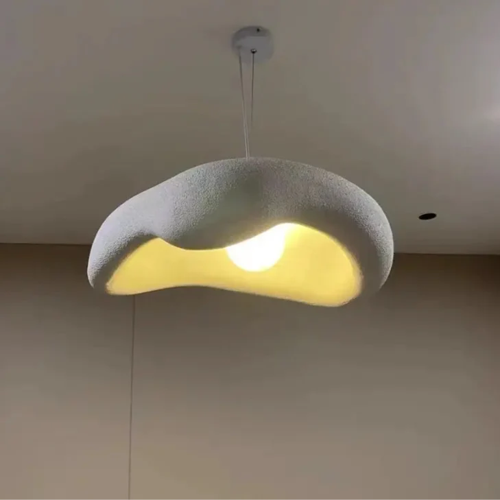 Wabi Sabi hanglamp, Wit, Creamy wit en grijs | Japandi