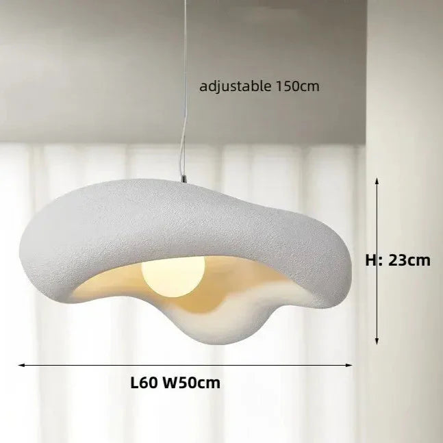 Wabi Sabi hanglamp, Wit, Creamy wit en grijs | Japandi