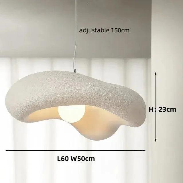 Wabi Sabi hanglamp, Wit, Creamy wit en grijs | Japandi