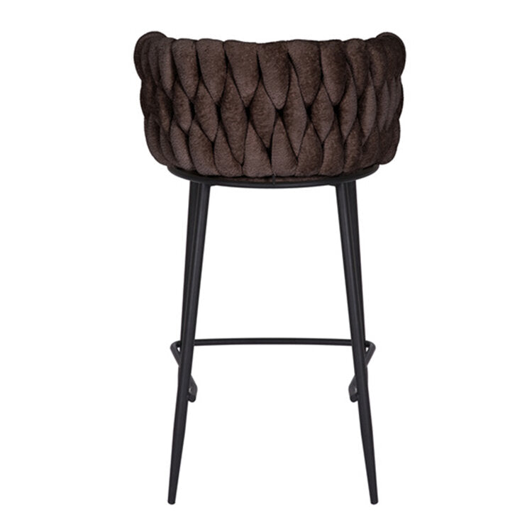 Barkruk River chenille bruin 75cm