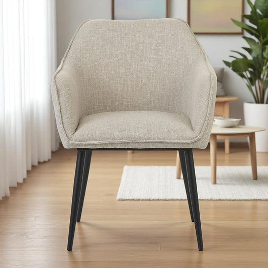 Eetkamerstoel Ciara linnen taupe