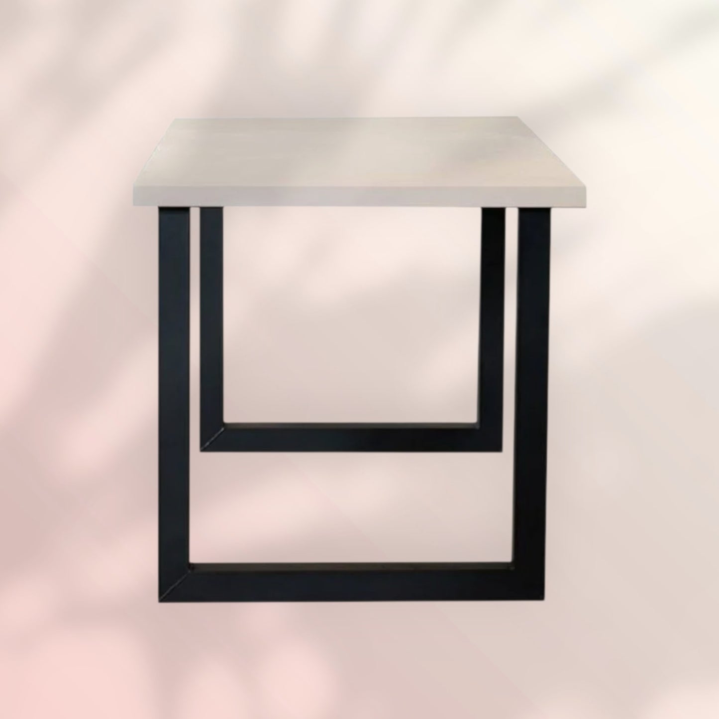 Eettafel Alec melamine beige 160 x 80 cm