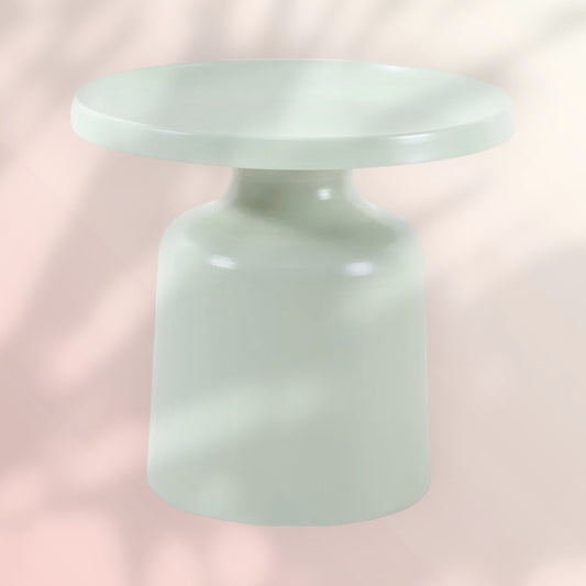 Salontafel Donna rond metaal lichtgroen