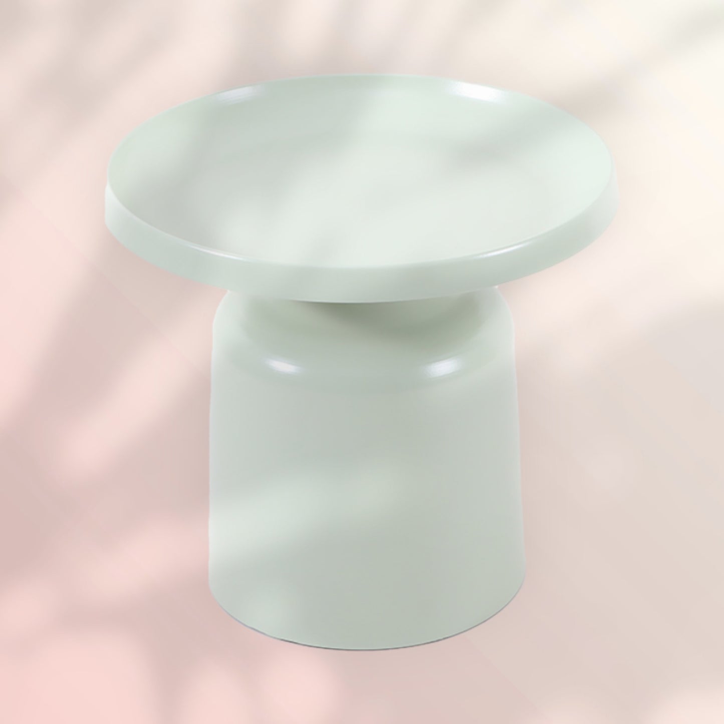 Salontafel Donna rond metaal lichtgroen
