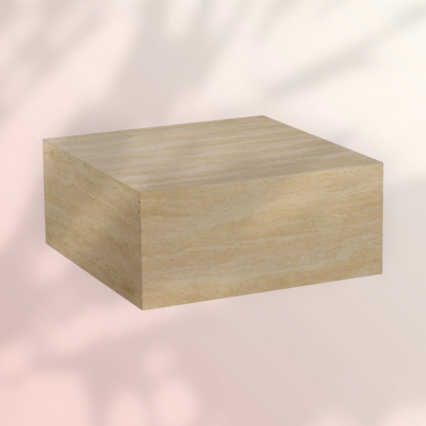Salontafel/element Ace travertin 75x75x40