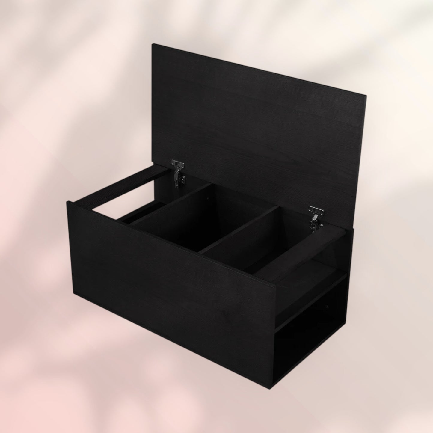 Salontafel Jaxx zwart eiken 88x46 cm